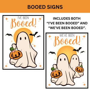 You've Been Booed Printable | Halloween Boo Sign &amp; Poem | Halloween ...