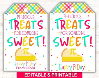 Pi Day Gift Tags (Digital Download)