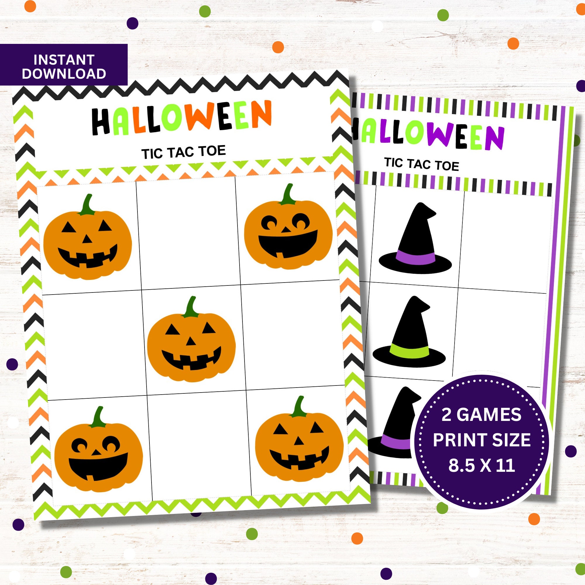 Halloween Tic Tac Toe: Easy Guide & FREE tic tac toe game template