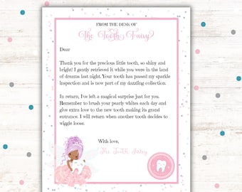 Editable Tooth Fairy Letter: Keepsake Printable (Instant Download)