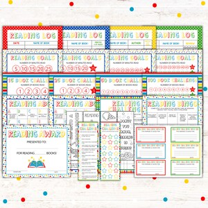 Reading Challenge Printable Bundle: Summer Reading Bingo (PDF)