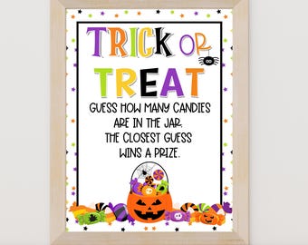 Juego de adivinanzas de dulces de Halloween: actividad imprimible para fiestas (descarga en PDF)