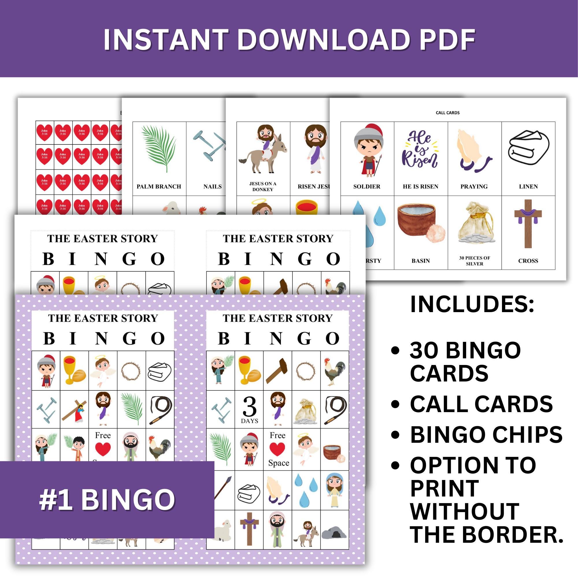 Christian Easter Game Bundle | 15 Jesus Story Activities | Printable ...