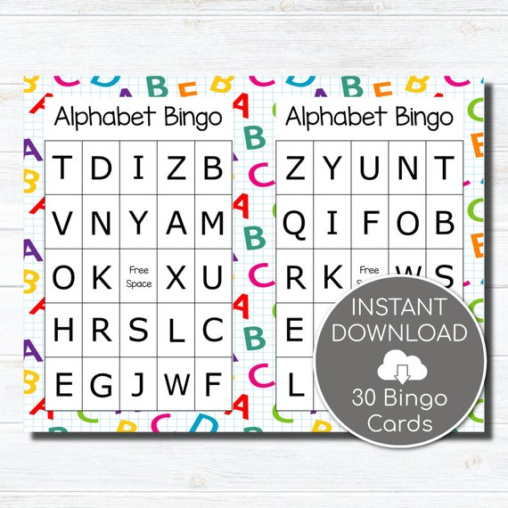 Letter Activities Printable Alphabet Games Alphabet - Etsy