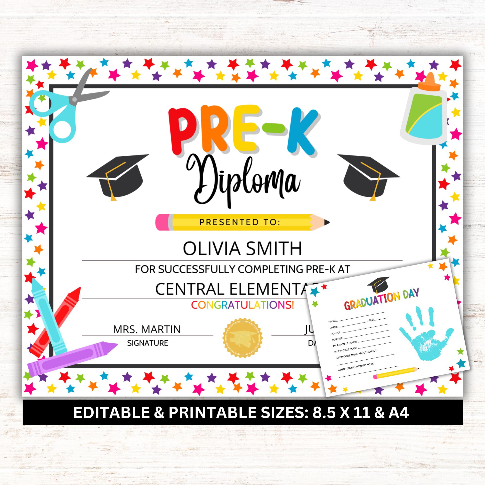 Moving up Certificate - Etsy for Free Printable Moving Up Certificates