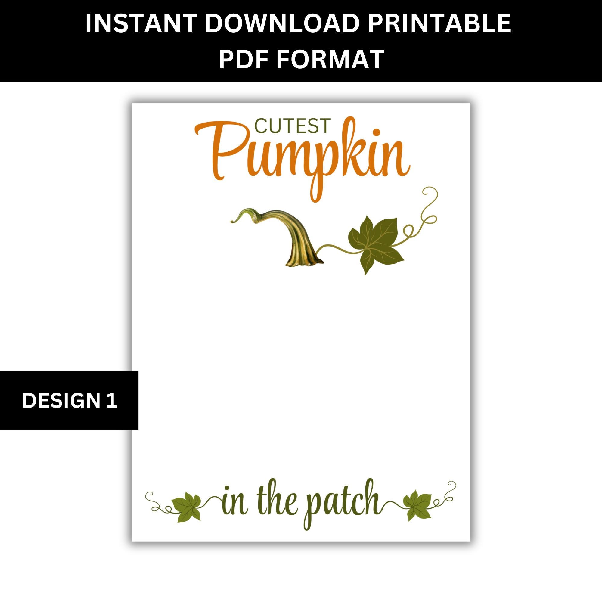 Cutest Pumpkin Handprint Craft: Halloween Keepsake Art Digital Download ...