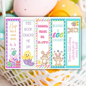 Printable Easter Bookmarks | Color & Coloring Page Options | Fun Kids Activity | Instant Download