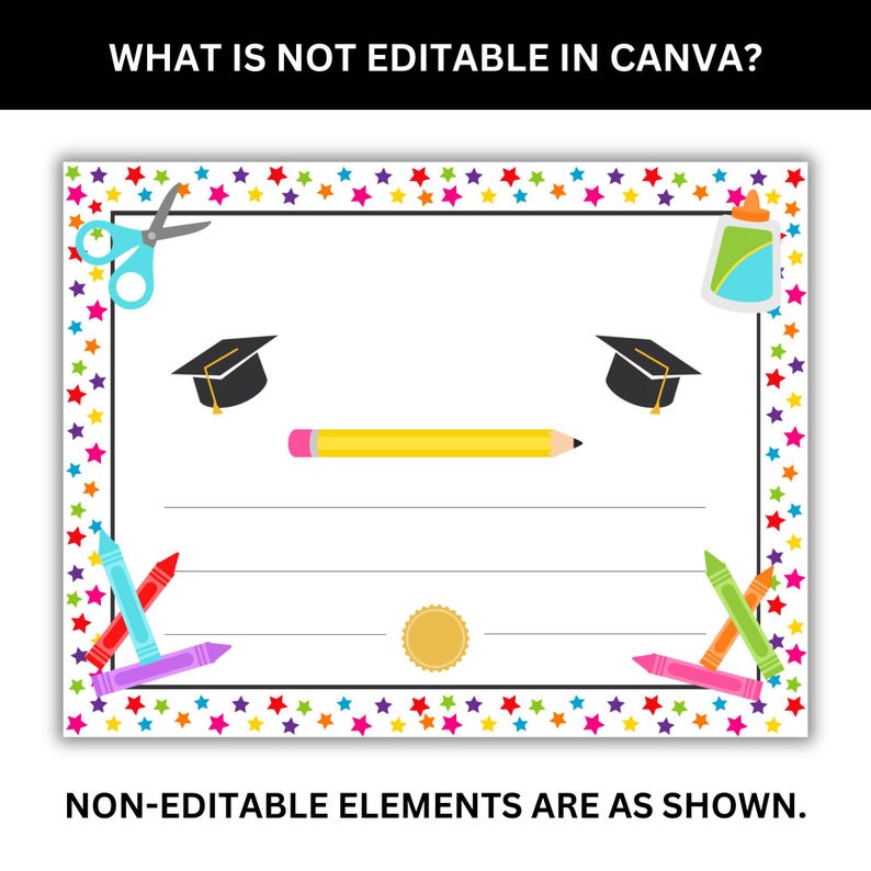 the clipart is not editable in canva.