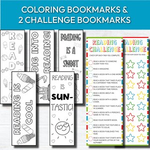 Summer Reading Challenge for Kids, Reading Printable Activities ...