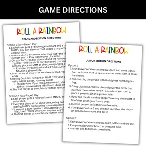 Leprechaun rainbow classroom game printable instant download PDF. Games directions included for both the junior and standard games.