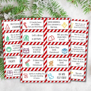 Printable 30 Elf Notes | Fun and Easy Elf Adventures