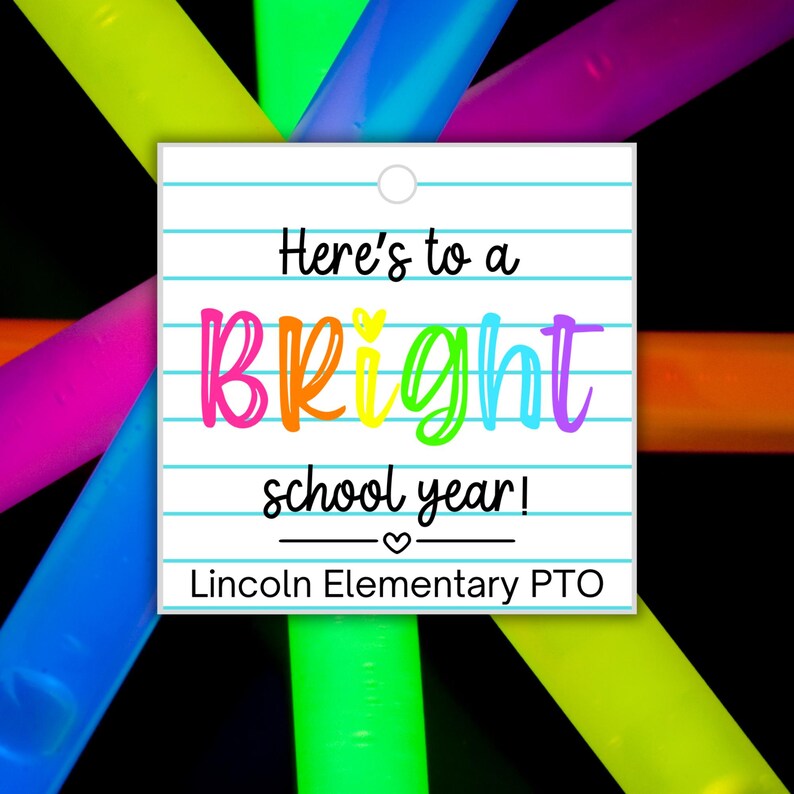 Back to School Gift Tag: Editable Teacher Appreciation Tag (PDF & Canva ...