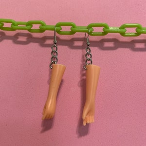 Doll Hand Earrings