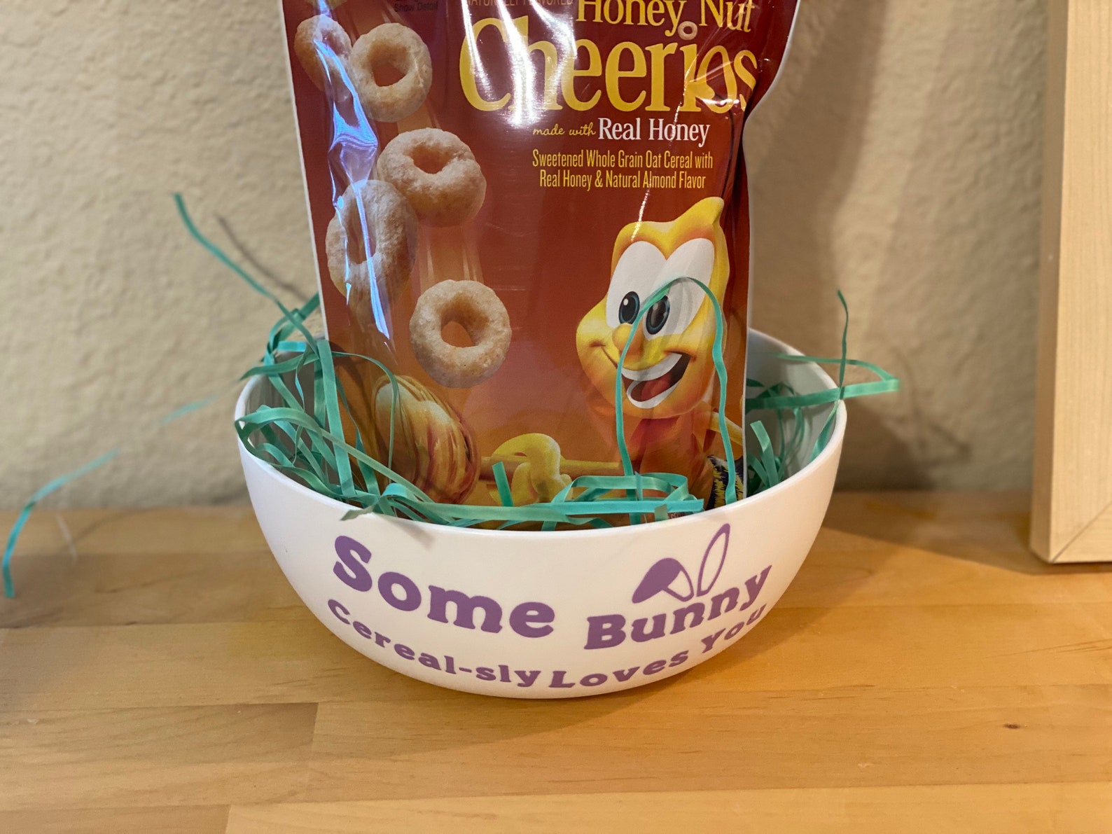 Easter Cereal Bowl Easter Some Bunny Cerealsly Loves You Etsy