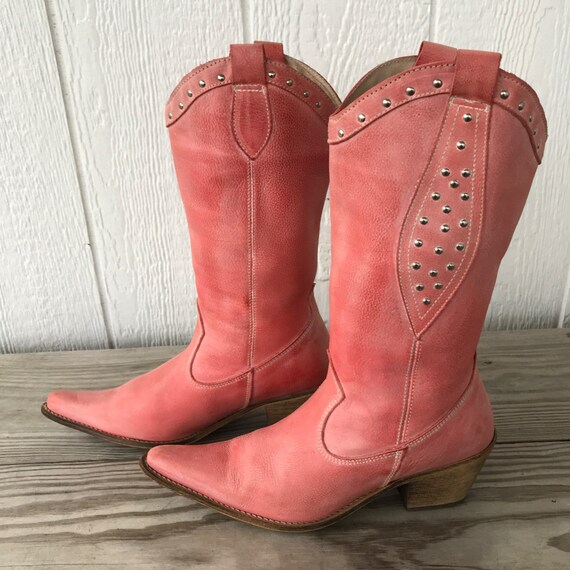 Vintage Browns B2 Blushing Rose Womens Leather an… - image 2