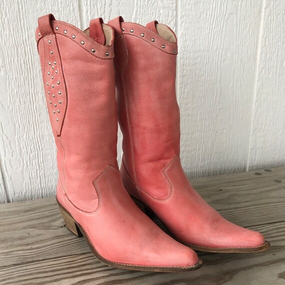 Vintage Browns B2 Blushing Rose Womens Leather an… - image 1