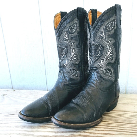 Botas El Pajal Ostrich Avestruz Cowboy Western Boots MEX 26.5 - Etsy