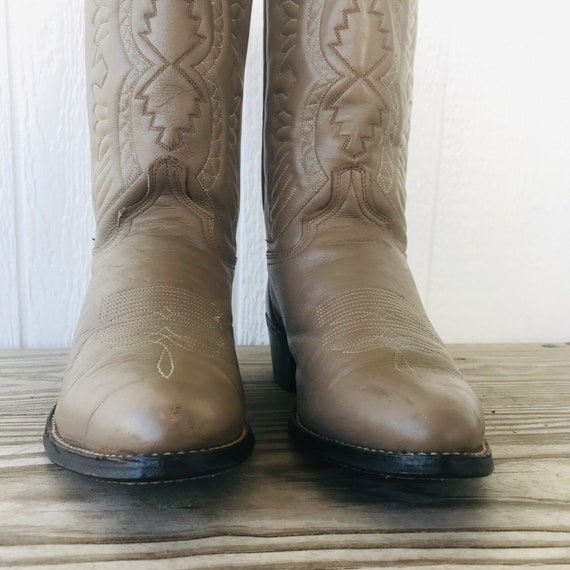 Vintage Silverado 1603 Cowboy Western Boots Mens Sz 1… - Gem