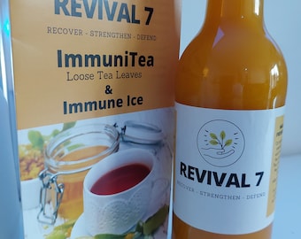 Revival7 Handmade Ice Cube Juice 330ml 7 Super Root & Fruit Extracts 1 month of vital nutrients that dissolve into the vessels instantly