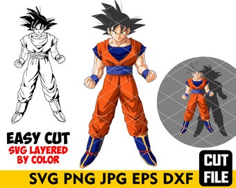 Goku Svg Etsy