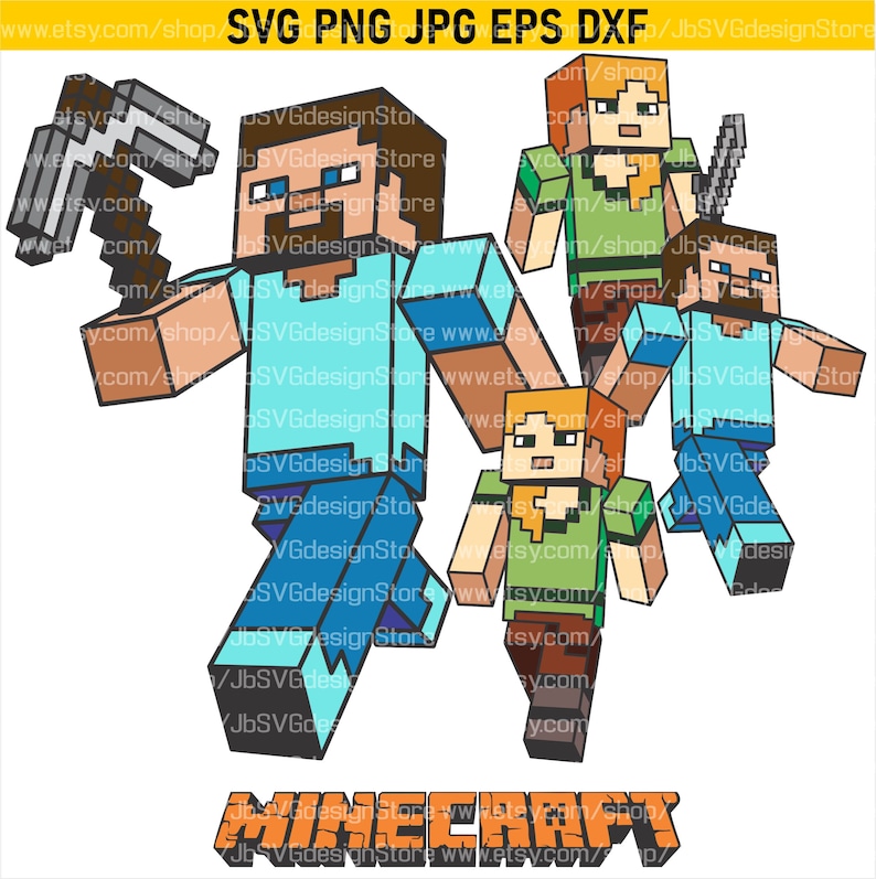 Download Minecraft Inspired SVG Layered by Color Cut file Easy Cut ...