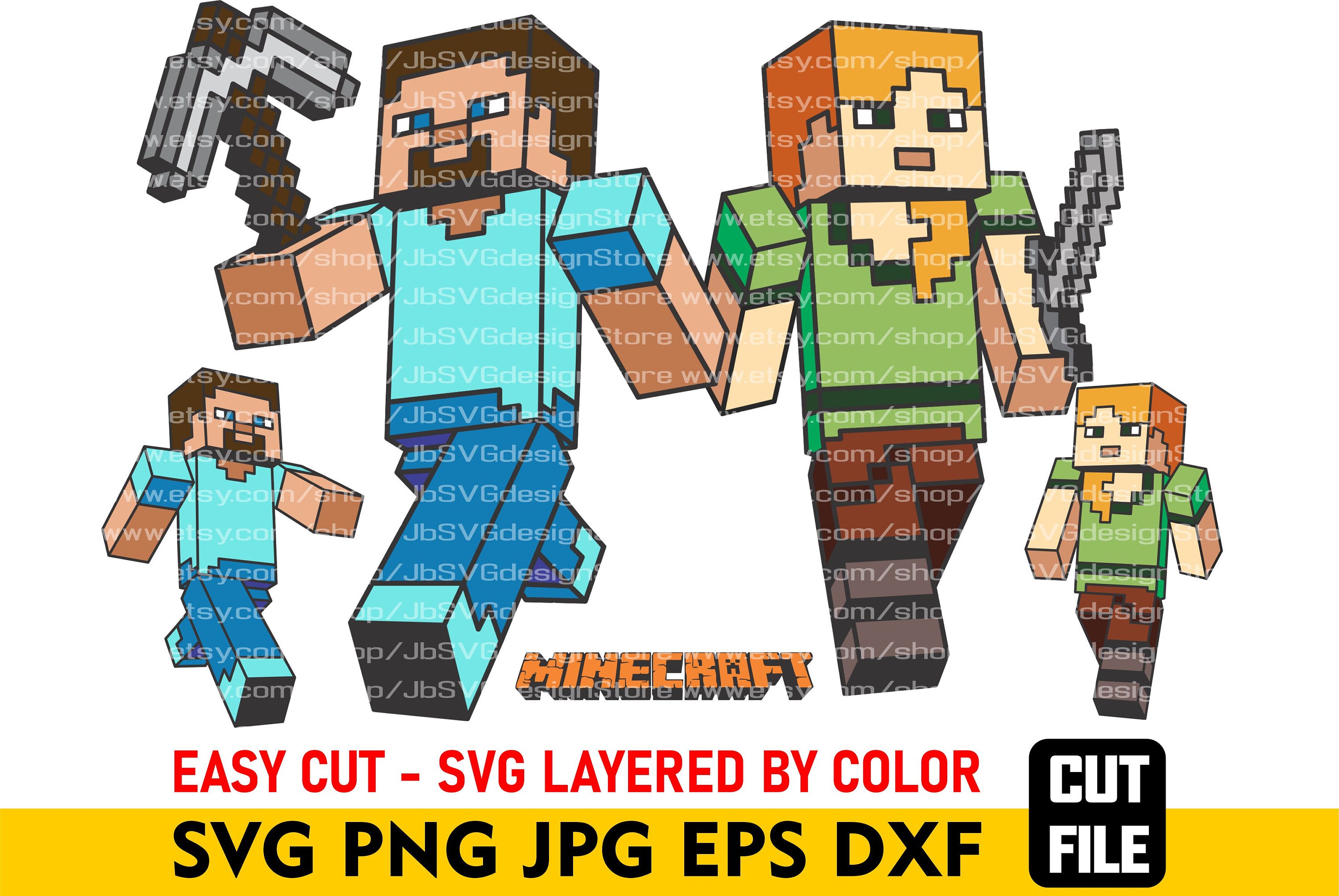 259+ Minecraft Svg Images Free