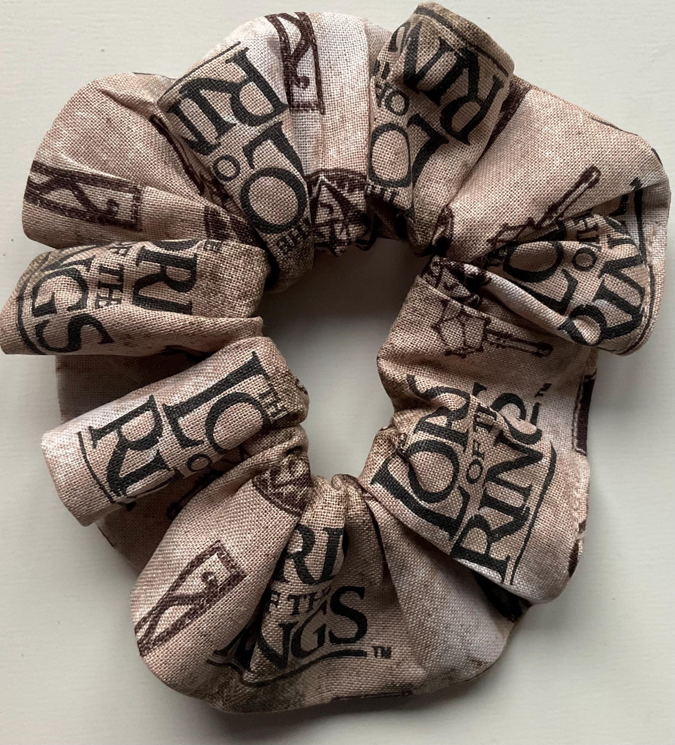 Lord of the Rings- Middle Earth Map / Icons Scrunchy - Etsy