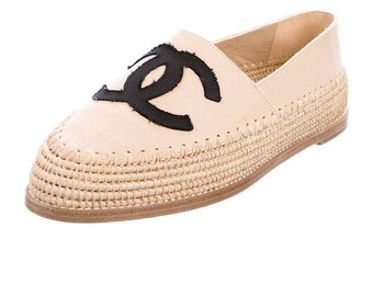 Burberry motif espadrilles dames instappers zwart - Vind je in Sneakerstad