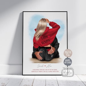 Regalo personalizado de San Valentín, Regalo de pareja personalizado, Regalo para novio, Regalo para el marido, Regalo de aniversario, Archivo digital