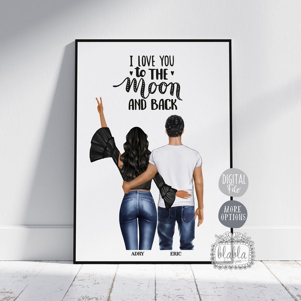 Couple Personalised Gift, Valentines Gift, Anniversary Gift, Boyfriend Christmas Gift, Couple Gift, Personalised Gift, DIgital FIle