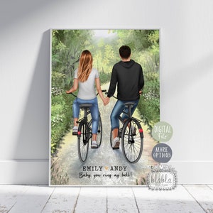 Personalisierte Valentinstag Geschenk, Paar personalisiertes Geschenk, Personalisiertes Geschenk für Freund Ehemann Jahrestag, Biker Geschenk, Geschenk für Ehemann, Digitale Datei