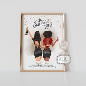 Migliore amico per sempre, regalo per il migliore amico, regalo per amico, citazione di amici, decorazione da parete per amici, regalo di compleanno, file digitale regalo personalizzato