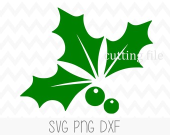 Holly Leaf Svg Etsy