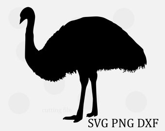 Download Ostrich Silhouette Etsy Yellowimages Mockups