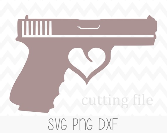 Download Love Gun Svg Heart Gun Svg Gun Shooting Svg For Cricut Etsy