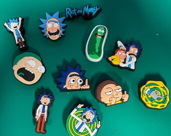 rick and morty jibbitz