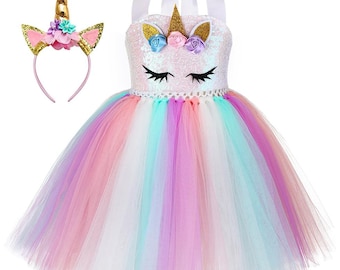 unicorn dress gown