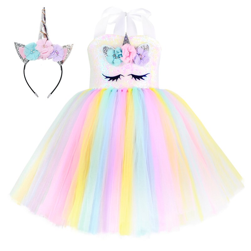 Print Pattern Unicorn Dress