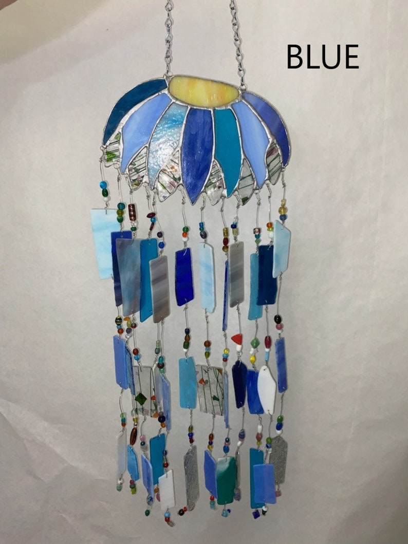 Stained Glass Wind Chime Etsy