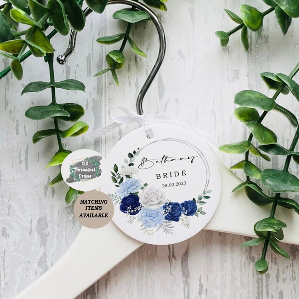 Personalised Acrylic Wedding Coat Hanger Tag, Wedding Hanger Tags, Bridal Hanger, Bridal Party Gift, Bridesmaid Gift, Wedding Day Hanger