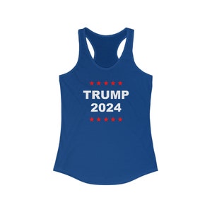 Canotta Trump 2024 con retro scollato da donna