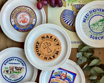 Assiettes "Fromages de France" - Saint Amand