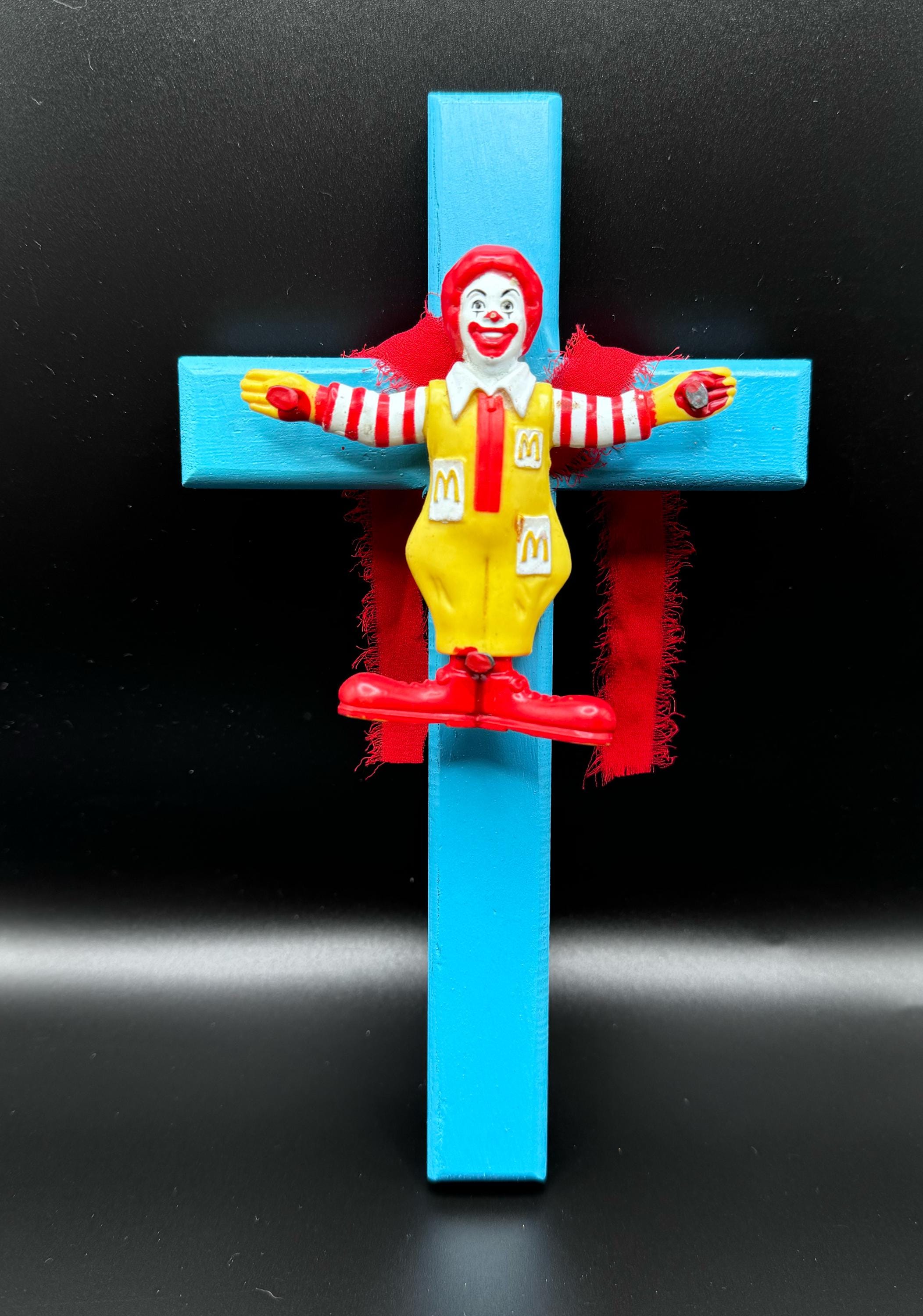 Ronald Christ (Q) - Mcdonalds Crucifixion - Hanging Wall Cross