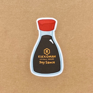 Soy Sauce Vinyl Sticker for Laptop Water Bottle Asian Food Sticker