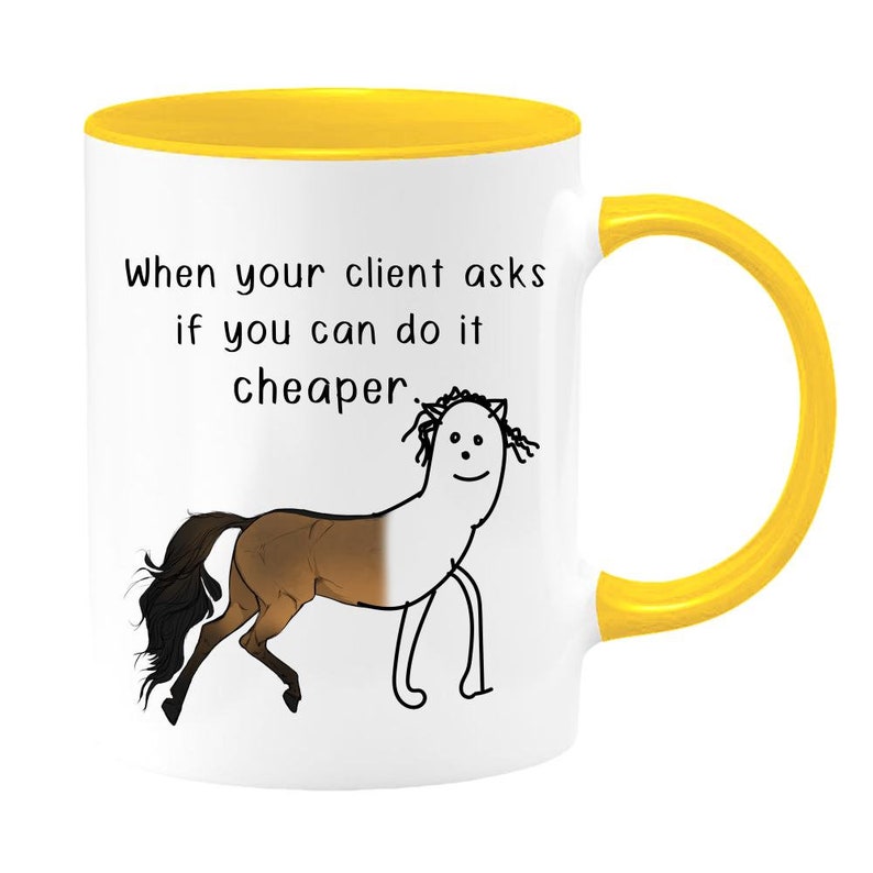 When your client asks if you can do it cheaper twotoned Etsy