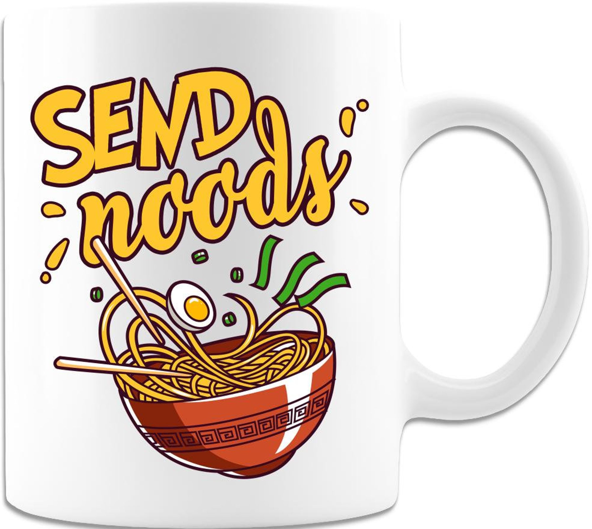 Send Noodles White Coffee Mug