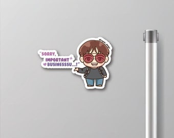 Jhope Important Businesssu Magnets & Stickers