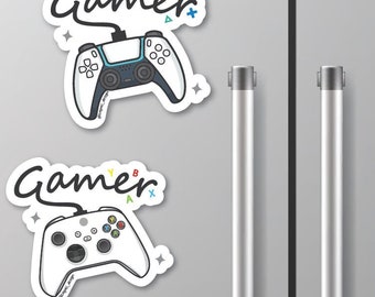 Gamer Magnet & Stickers, Gameing Controller Stickers and Magnets