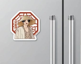 Daechwita Magnet, Agust D Sticker, Waterproof Glossy Vinyl, Kpop Fan Art