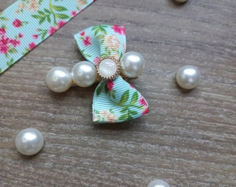 Dragonfly shaped Hair Clip with pearls